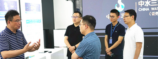 合肥市蜀山区副区长张政一行莅临中水龙8国际调研指导