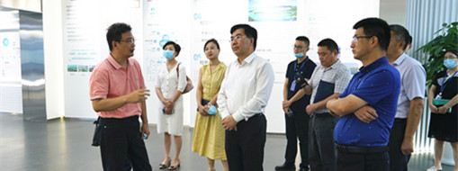 合肥市人民政府秘书长罗平一行莅临中水龙8国际调研指导