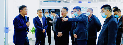 ?合肥市副市长何逢阳一行莅临中水龙8国际调研指导