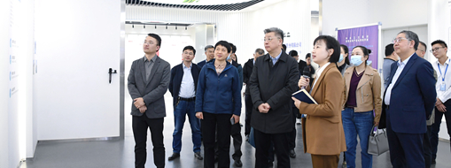 合肥市委常委路军一行莅临中水龙8国际调研指导